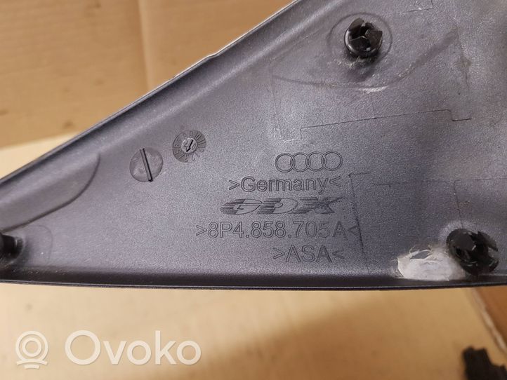 Audi A3 S3 A3 Sportback 8P Altro elemento di rivestimento della portiera anteriore 8P4858705A