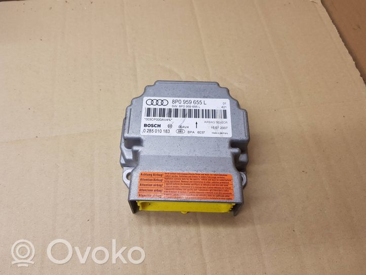 Audi A3 S3 A3 Sportback 8P Module de contrôle airbag 8P0959655L