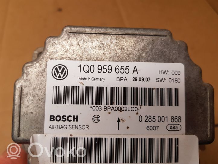 Volkswagen Eos Module de contrôle airbag 1Q0959655A