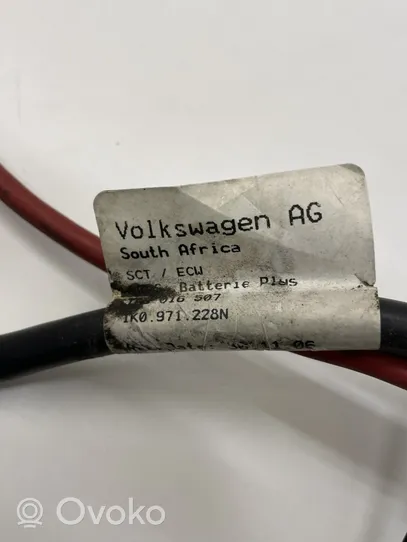 Volkswagen Golf VI Positive cable (battery) 1K0971228N