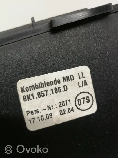 Audi A4 S4 B8 8K Radion/GPS-laitteen pääyksikön kehys 8K1857186D