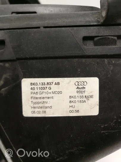 Audi A4 S4 B8 8K Obudowa filtra powietrza 8K0133837AB