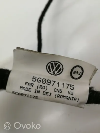 Volkswagen Golf VII Wiązka przewodów klapy tylnej / bagażnika 5G0971175