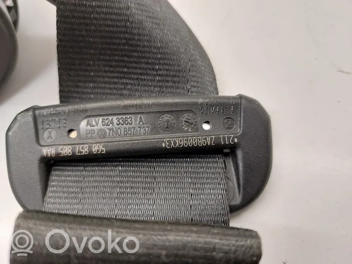 Volkswagen Golf VII Rear seatbelt 5G0857805