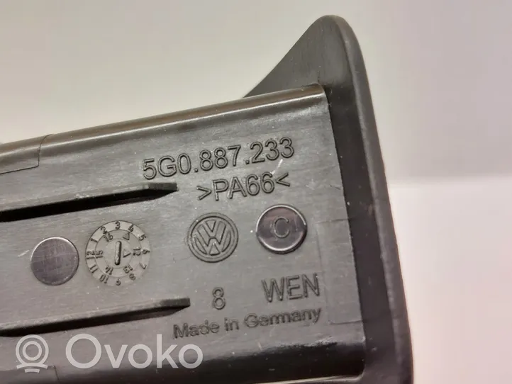 Volkswagen Golf VII Osłona / zaślepka ISOFIX 5G0887233