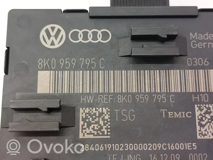 Audi A4 S4 B8 8K Durų elektronikos valdymo blokas 8K0959795C