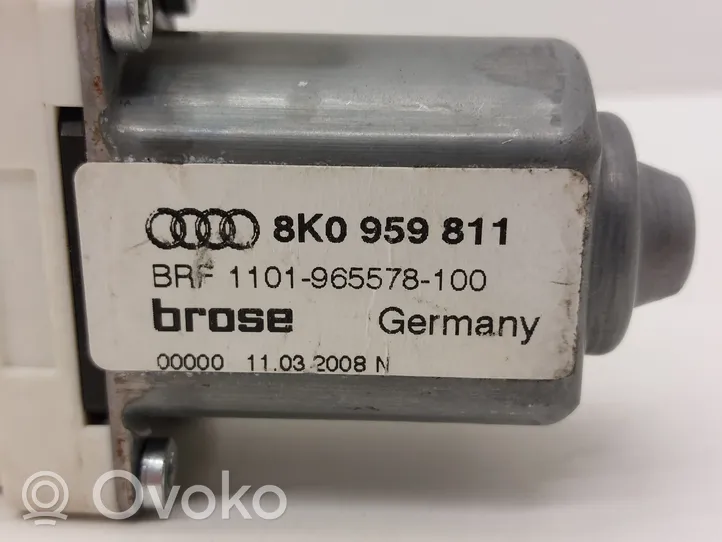 Audi A4 S4 B8 8K Rear door window regulator motor 8K0959811