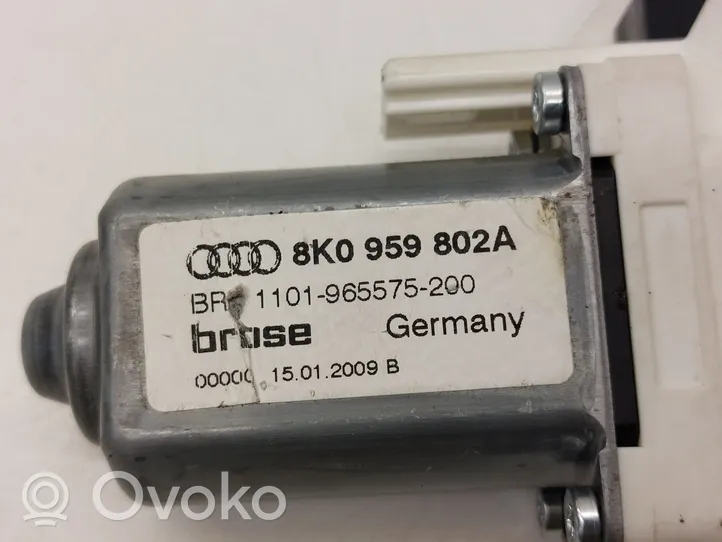 Audi A4 S4 B8 8K Front door window regulator motor 8K0959802A