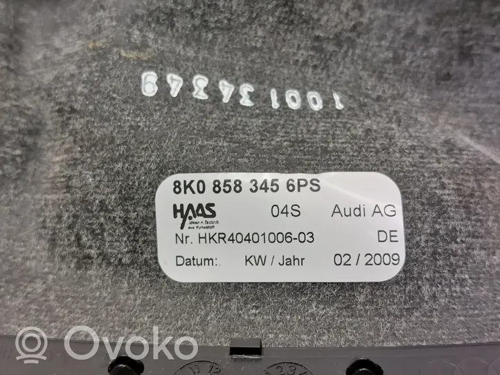 Audi A4 S4 B8 8K Ohjauspyörän pylvään verhoilu 8K08583456PS