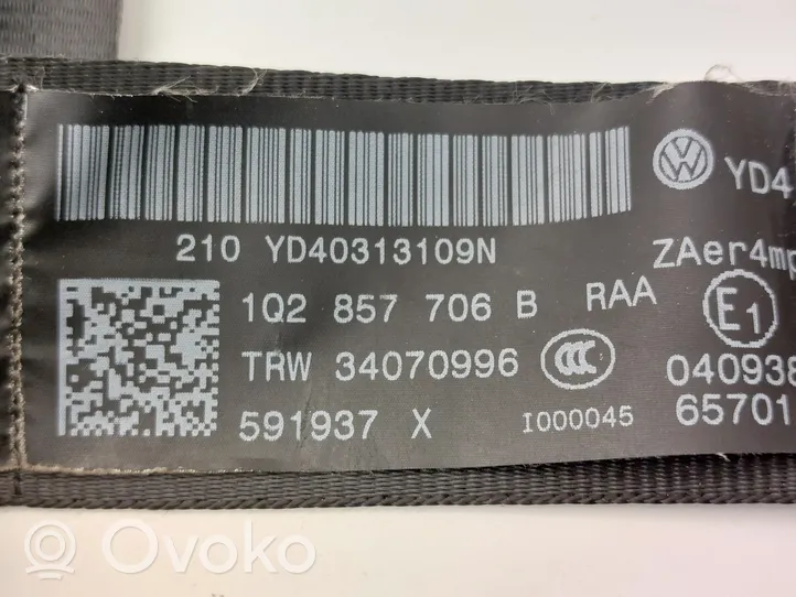Volkswagen Eos Cintura di sicurezza anteriore 1Q2857706B