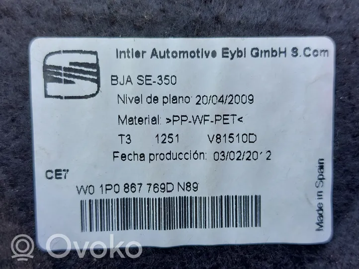 Seat Leon (1P) Cappelliera 1P0867769D