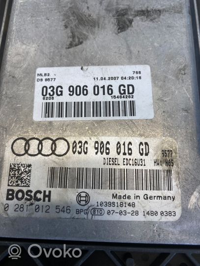 Audi A4 S4 B7 8E 8H Calculateur moteur ECU 03g906016gd