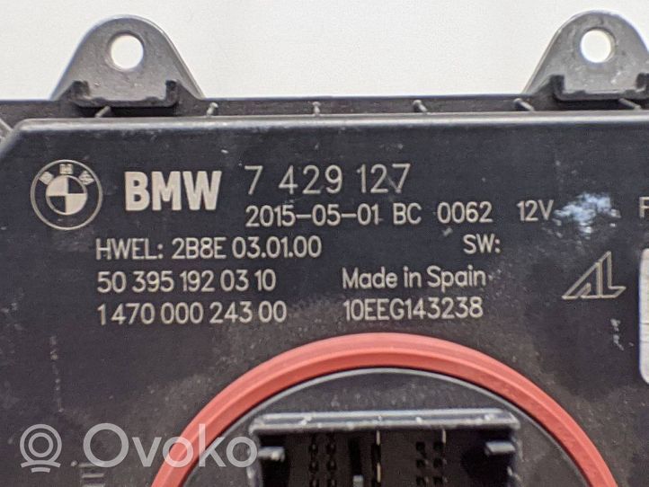 BMW 1 F20 F21 Moduł sterujący statecznikiem LED 7429127