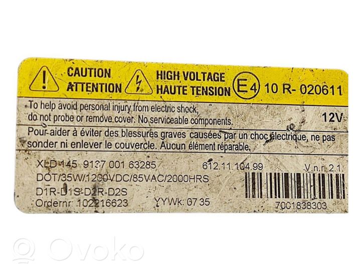 Ford Focus Module de ballast de phare Xenon 10R020611