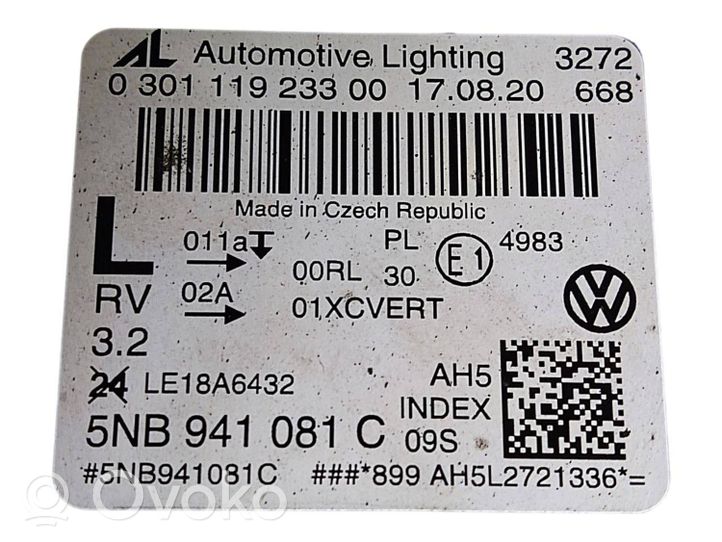 Volkswagen Tiguan Lampa przednia 5NB941081C