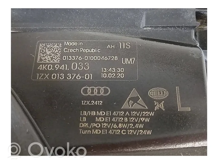 Audi A6 S6 C8 4K Etu-/Ajovalo 4K0941033