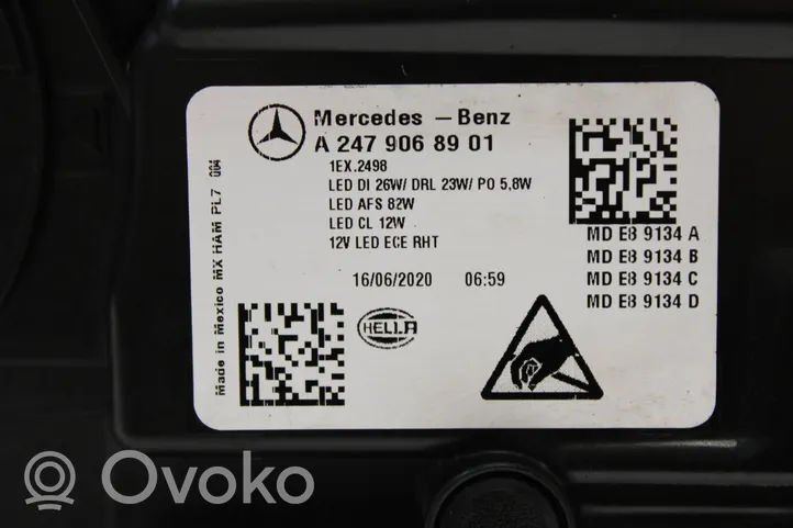 Mercedes-Benz GLB x247 Faro/fanale A2479068901