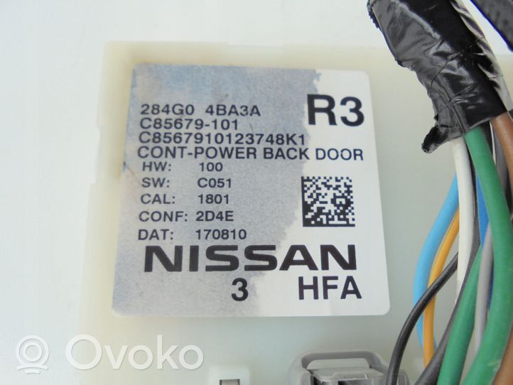 Nissan X-Trail T32 Sterownik / Moduł elektrycznej klapy tylnej / bagażnika 284G04BA3A