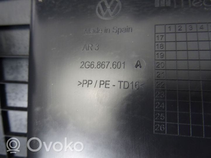 Volkswagen Polo VI AW Verkleidung Abdeckung Heckklappe Kofferraumdeckel 2G6867601A