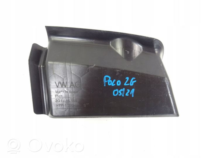 Volkswagen Polo VI AW Rivestimento del tergicristallo 2G1815159