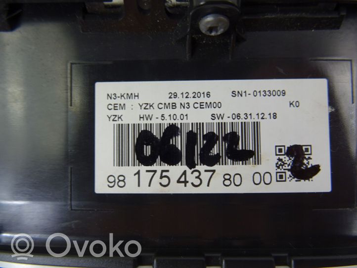 Toyota Proace Tachimetro (quadro strumenti) 981754378000