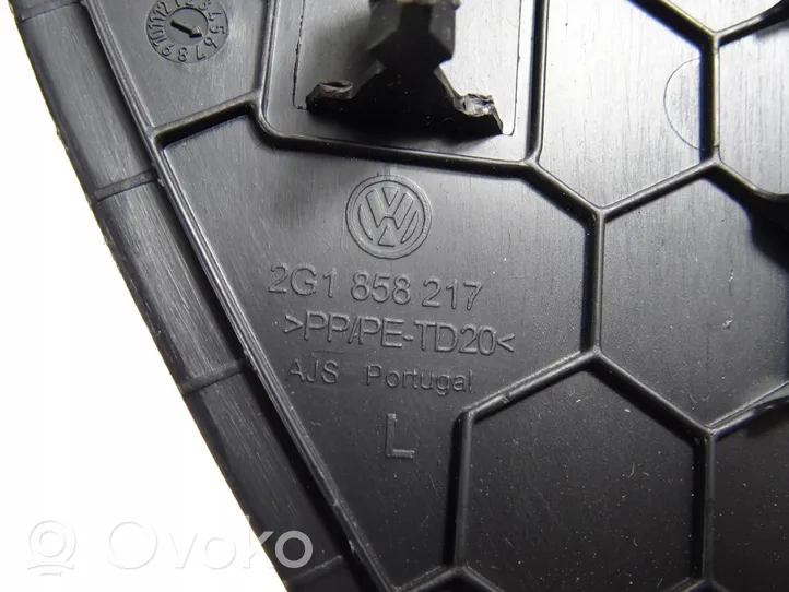 Volkswagen Polo VI AW Panneau de garniture console centrale 2G1858217