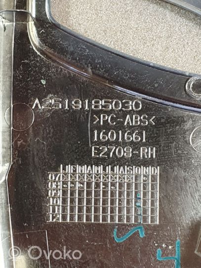 Mercedes-Benz GL X164 Cornice di rivestimento della regolazione del sedile della portiera anteriore A2519185030