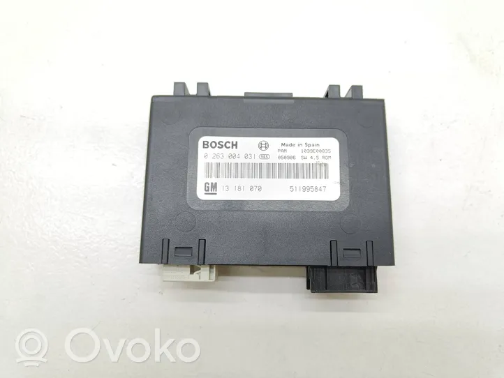 Opel Signum Parking PDC control unit/module 13181070