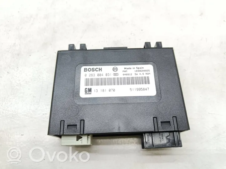 Opel Astra H Parking PDC control unit/module 13181070