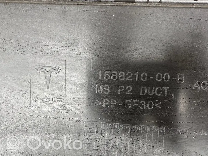 Tesla Model X Déflecteur d'air de radiateur de refroidissement 158821000B