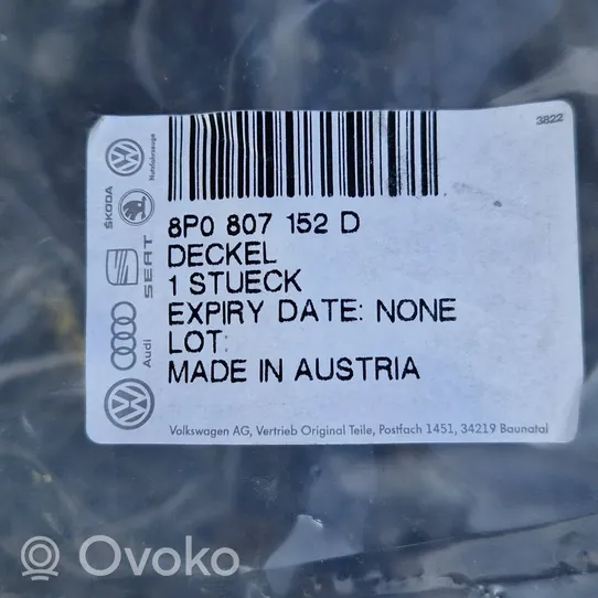 Audi RS3 Etupuskurin alempi jäähdytinsäleikkö 8P0807152D