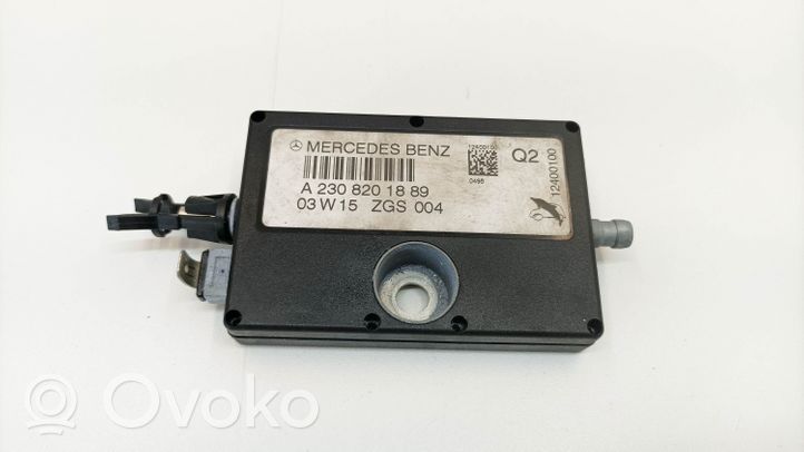 Mercedes-Benz SL R230 Antenos stiprintuvas A2308201889