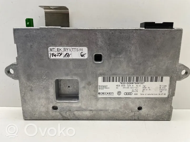 Audi A5 8T 8F Unité / module navigation GPS 4E0035729A