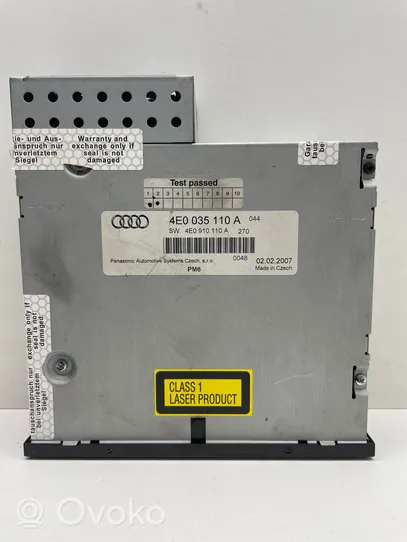 Audi A8 S8 D3 4E Changeur CD / DVD 4E0035110A