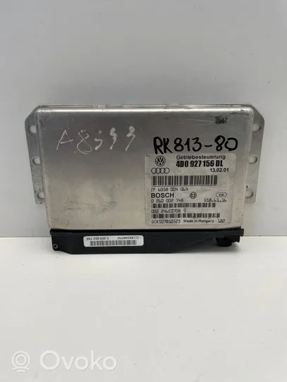 Audi A8 S8 D2 4D Module de contrôle de boîte de vitesses ECU 4D0927156DL