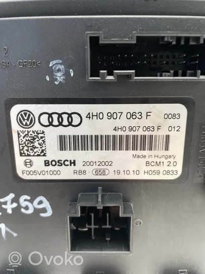 Audi A7 S7 4G Modulo comfort/convenienza 4H0907063F