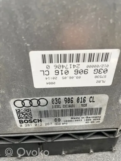 Audi A6 S6 C6 4F Variklio valdymo blokas 03G906016CL