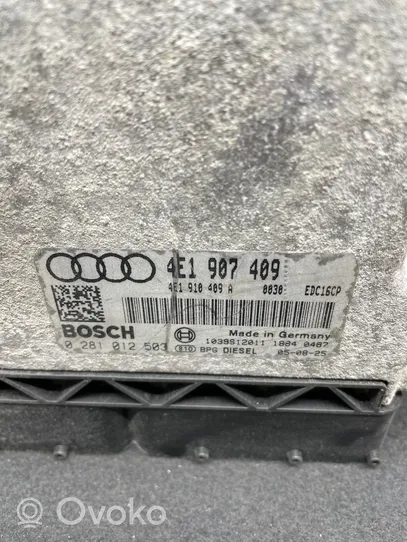 Audi A8 S8 D3 4E Sterownik / Moduł ECU 4E1907409