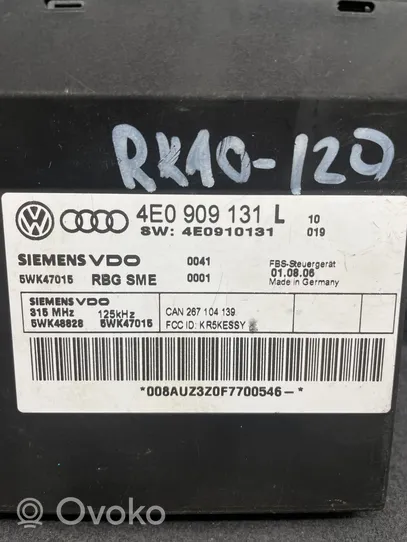 Audi A8 S8 D3 4E Modulo comfort/convenienza 4E0909131L