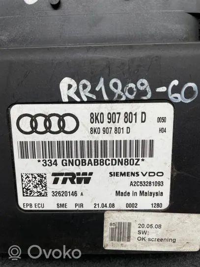 Audi A4 S4 B8 8K Modulo di controllo del freno a mano 8K0907801D