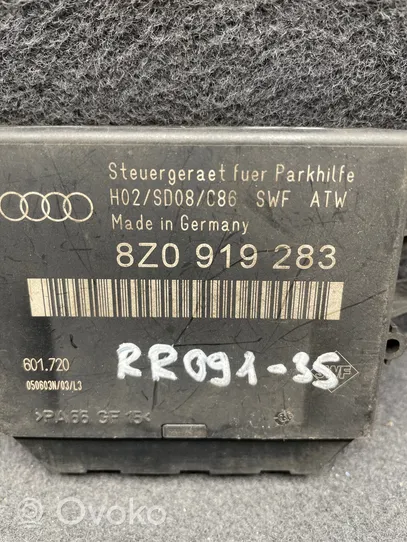 Audi A2 Unité de commande, module PDC aide au stationnement 8Z0919283