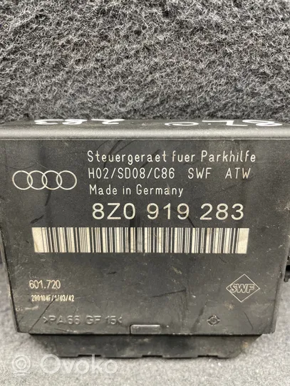 Audi A2 Unité de commande, module PDC aide au stationnement 8Z0919283