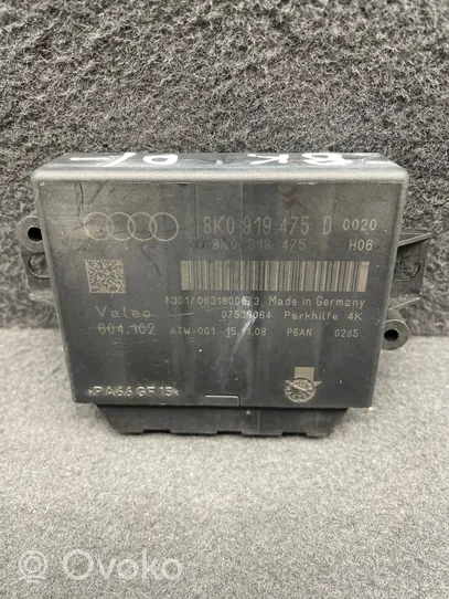 Audi A5 8T 8F Pysäköintitutkan (PCD) ohjainlaite/moduuli 8K0919475D