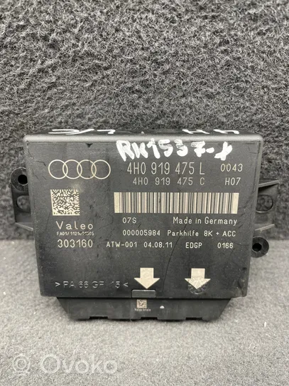 Audi A6 C7 Centralina/modulo sensori di parcheggio PDC 4H0919475L