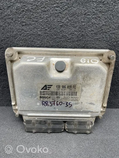 Audi A4 S4 B6 8E 8H Engine control unit/module 038906019FC