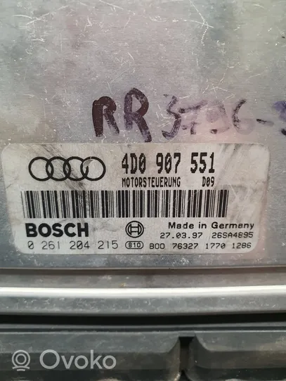 Audi A4 S4 B5 8D Calculateur moteur ECU 4D0907551