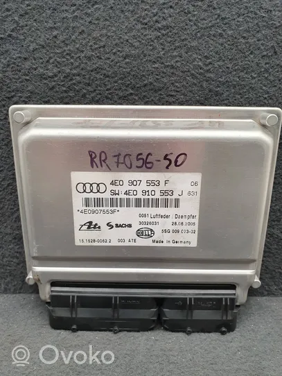 Audi A8 S8 D3 4E Sterownik / Moduł tylnego zawieszenia pneumatycznego 4E0907553F