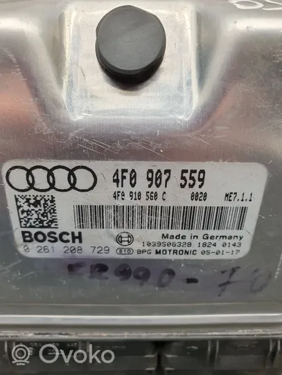 Audi A6 S6 C6 4F Centralina/modulo del motore 4F0907559