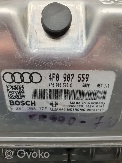 Audi A6 S6 C6 4F Sterownik / Moduł ECU 4F0907559