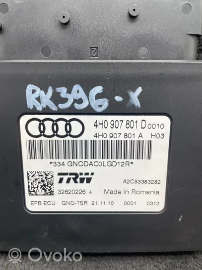 Audi A8 S8 D4 4H Moduł / Sterownik hamulca ręcznego 4H0907801D